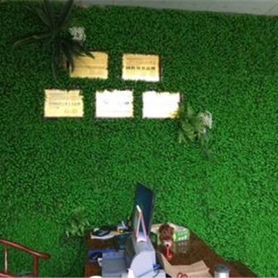 广州仿真人造植物苹果叶壁挂遮盖装饰人工绿化塑料绿植背景形象墙
