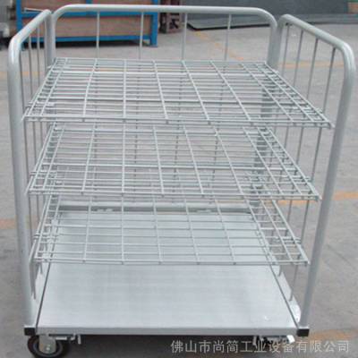 笼车厂家告诉您电商物流周转台车 拣货车应用介绍