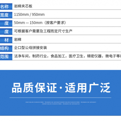 信成岩棉夹芯板，室内洁净厂房，隔音厂房