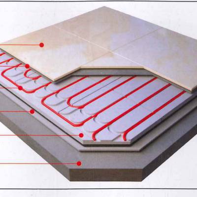 装配式隔声保温浮筑板 预制干式地暖沟槽板
