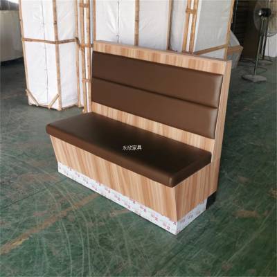 南宁三胺板卡座沙发定制,西式餐厅家具加工