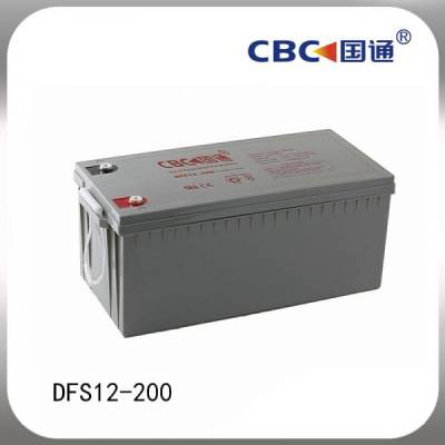 CBC国通大容量蓄电池 DFS12-200 12V200AH 储能胶体蓄电池