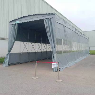 户外可伸缩活动推拉雨棚 篮球场羽毛球场遮阳蓬 尺寸可定制