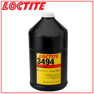 汉高乐泰 LOCTITE 紫外线固化胶 3494 透明，淡稻草色 1L/瓶