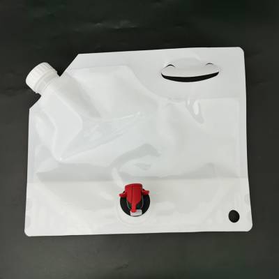 耐腐蚀液体袋定制 水性聚氨酯防水涂料站立袋 胶水油漆塑料吸嘴袋
