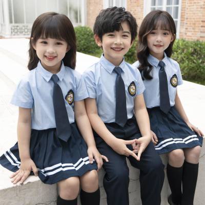 幼儿园园服班服 中小学夏季运动校服套装 款式多样 可定制