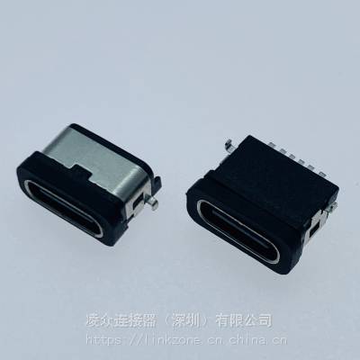 TYPE-C 6PINĸ/ŲSMT/0.55/Ƭ//IPX7