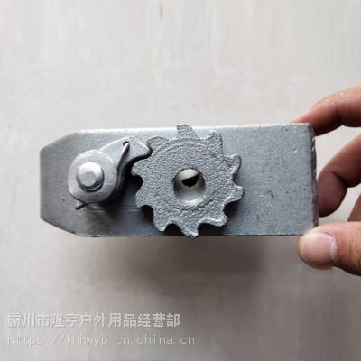 双齿棘轮式紧绳器钢丝绳紧固器防溜捆绑器货物运输收紧器