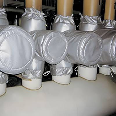 气凝胶可拆卸式硫化机保温套 管道阀门隔热罩 支持定制