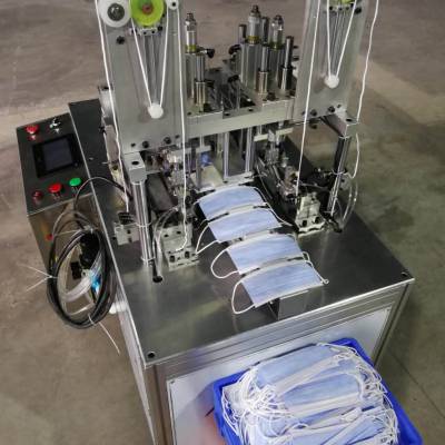 全自动医用绑带口罩机包边口罩机kf94鱼型高速口罩机生产厂家