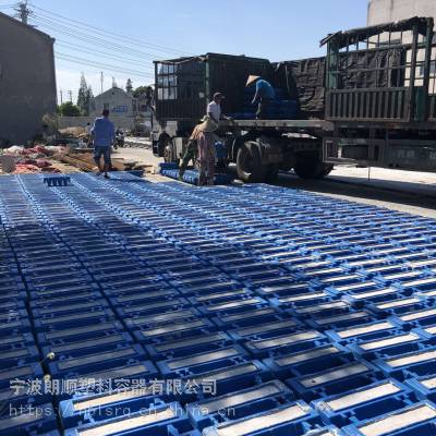 朗顺反硝化滚塑滤砖 T型滤砖外壳塑料水泥槽加工