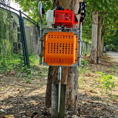 国友 园林用小型起树机 汽油镐铁球挖树机视频 型轻便铲树机定做
