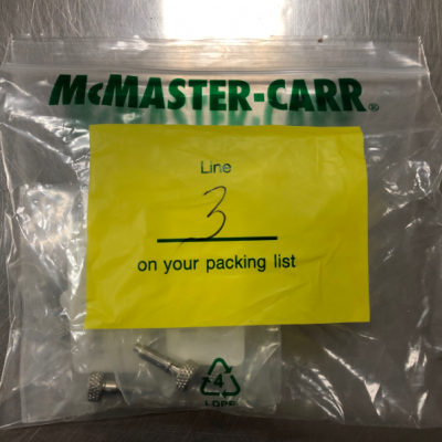 优势供应 MCMASTER-CARR 316不锈钢旋钮式伸缩弹簧柱塞8692A211