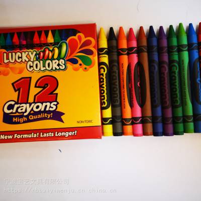 12色绘画蜡笔儿童彩色油画棒幼儿园涂鸦绘画画笔美术生DIY蜡笔