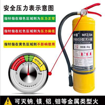 金属灭火器手提式D型 灭火器碱轻金属推 车D类悬挂钾钠