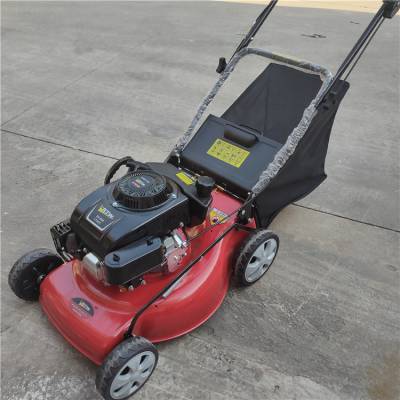 轻便手扶式剪草机 四冲程草坪修整机 新晨120宽柴油割草机