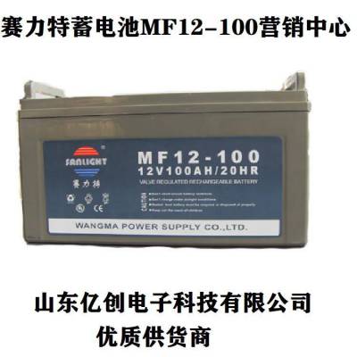 赛力特蓄电池MF12-100 SANLIGHT电瓶12V100AH UPS/EPS直流屏配套