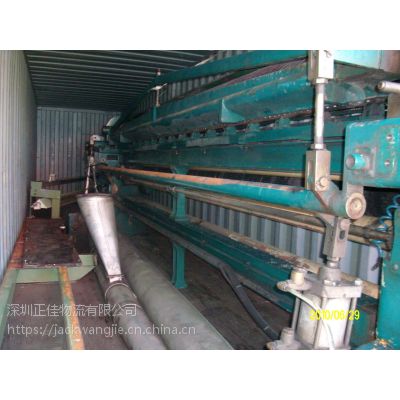 大型机械设备深圳港出口国际运输报关清关到西哈努克/金边的公司仓库