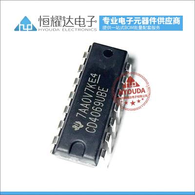 ԭװƷֱ CD4069UBE / DIP14 TIֻ