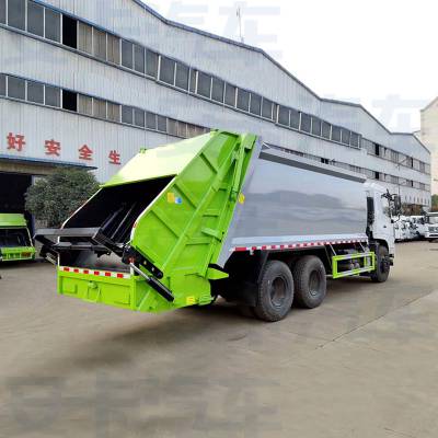 东风18吨压缩垃圾清运车 可选装作业监控及倒车影像