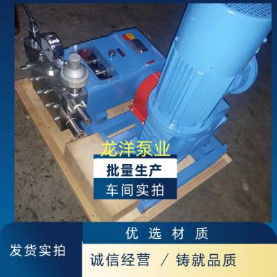 龙洋 立式高压泵 工业柱塞泵 无缝钢管试压泵 水处理高压清洗泵