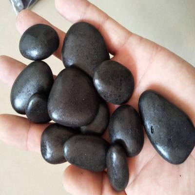 北京3-5厘米精品黑色雨花石批发，黑色雨花石价格