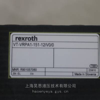 供应 放大器 Rexroth VT-VRPA1-151-12V00 R901057060 力士乐