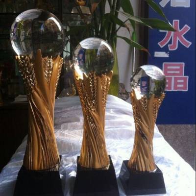 西安会议奖杯水晶金属木质各类材质 西安奖牌开模制作