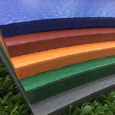 重庆户外防滑pvc地板幼儿园篮球场羽毛球地胶psp地板厂家