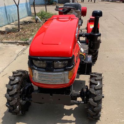 20马力四轮耕地机 电启动四轮耕地除草机 节能型四轮柴油微耕机