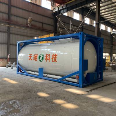 9类危废液体罐箱烧碱钢衬塑罐箱, 内衬PE运输罐箱生产工艺