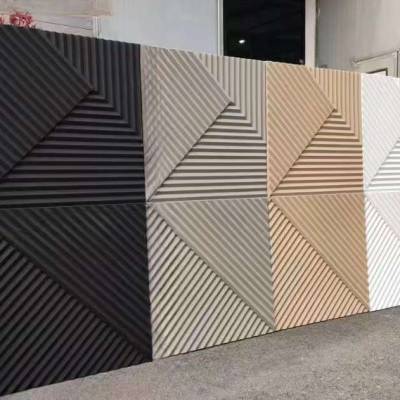 pu仿石材鱼骨纹肌理板3d立体文化石背景墙定制装饰连锁店背景墙砖
