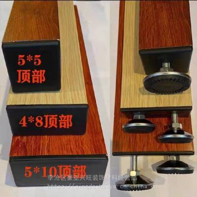 型材铝方通尺寸定制 木纹铝方管装饰防风性强 豪亚铝方管分类