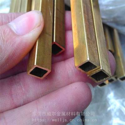 黄铜方管 H62 H65铜方管 黄铜圆管 异型铜管 厂家生产加工各种规格黄铜管 威尔金属