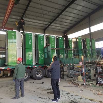 不锈钢拉臂式垃圾箱 不锈钢垃圾桶 启邦 定制小区街道大型垃圾箱