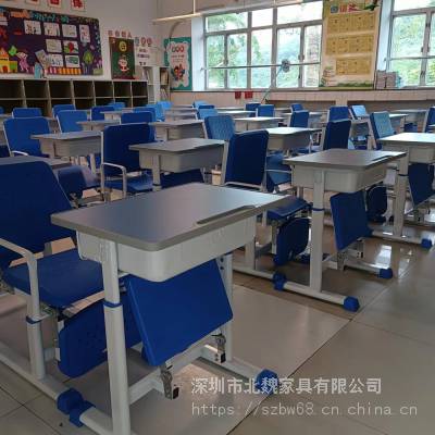 深圳可午休的新式课桌椅 可以午休的课桌 午休课桌椅