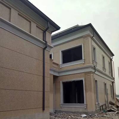 重庆别墅洋房彩铝天沟自建房外墙金属雨水管厂家批发