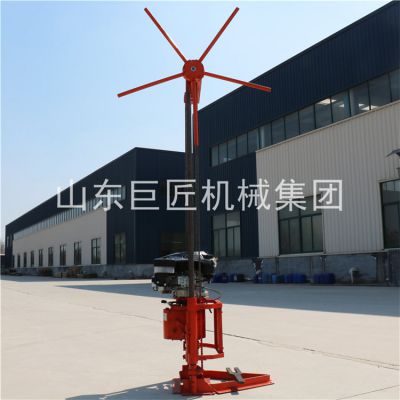 巨匠型轻便地质勘探钻机价格 汽油动力野外施工更方便