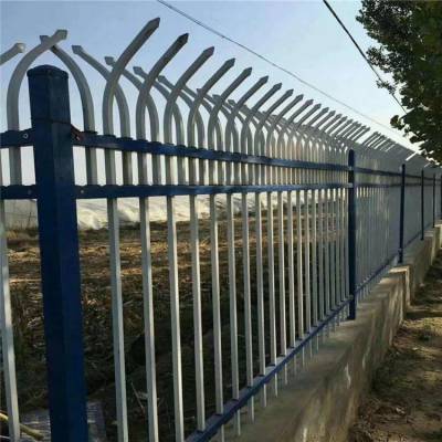 焊接式锌钢护栏 小区围墙栏杆 学校防爬铁艺栅栏 冠耀 加工定制
