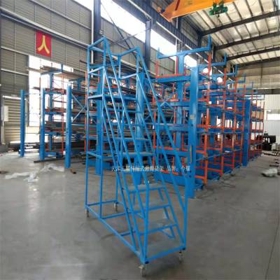钢材仓库用的架子 伸缩式悬臂货架规格表 6米管材分类存放