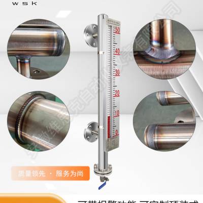 压力式液位计UCB-3C2树脂浮球测量精度10mm带排污阀