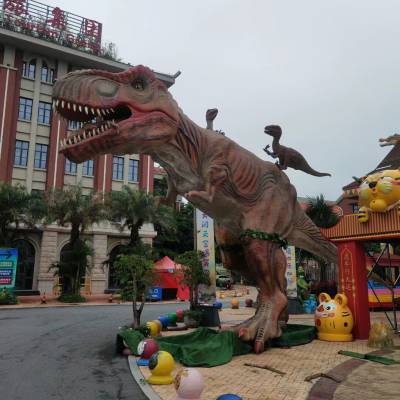 景区商场活动 大型展览恐龙模型道具 20米霸王龙腕龙 工厂资源租售