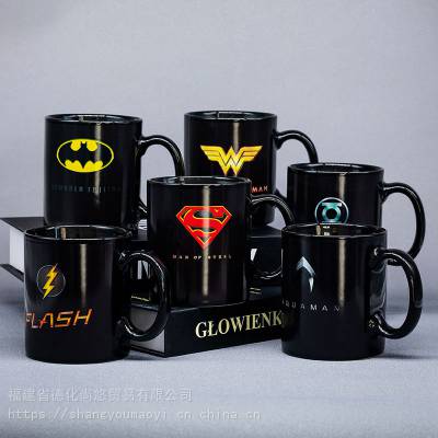 DC正义联盟正版授权动漫水杯变色马克杯衍生品咖啡杯收藏纪念款