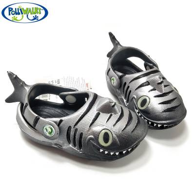 2020新款Polliwalks童鞋卡通儿童洞洞鞋户外沙滩鞋防滑儿童拖鞋亲子凉鞋夏季爆款