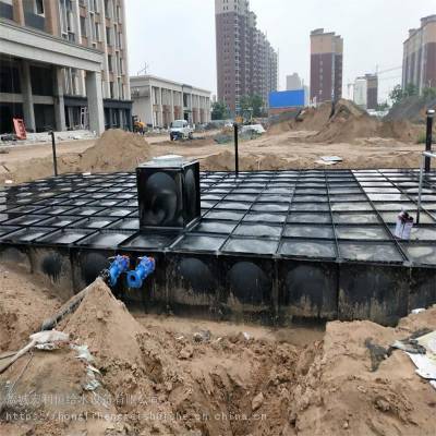 南京高淳 抗浮式地埋箱泵一体化 消防一体化泵站 强度高