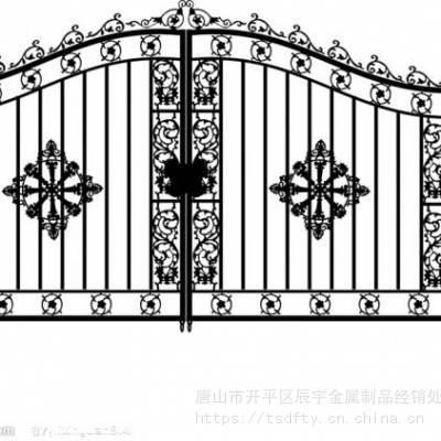 2023河北唐山丰润开平铁艺护栏围墙厂家高度1.5米铸铁围墙大门