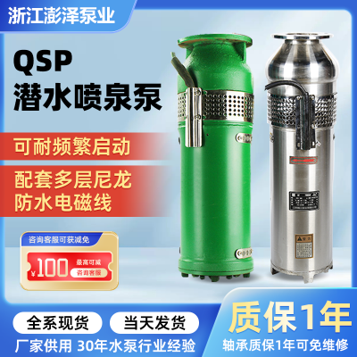 卧式喷泉泵QSP景观喷泉泵水幕电影QSP40-13-2.2