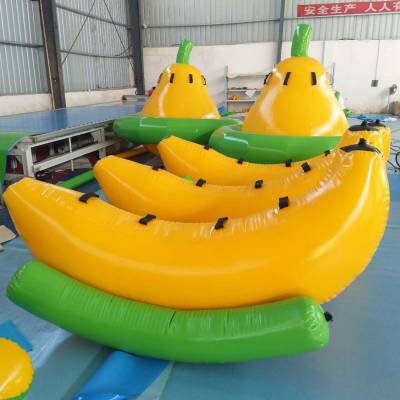 水上充气游船 大型水上充气香蕉船游乐玩具价格