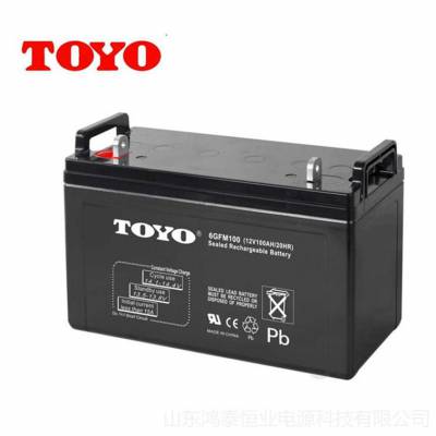 TOYO东洋蓄电池6GFM100 东洋蓄电池12V100AH总经销返利销售