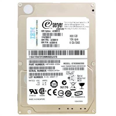 IBM 42D0613 300G 10K SAS 2.5 42D0616 42D0612 3650/3850M2Ӳ